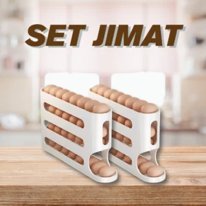 2x Bekas Penyimpan Telur SET JIMAT